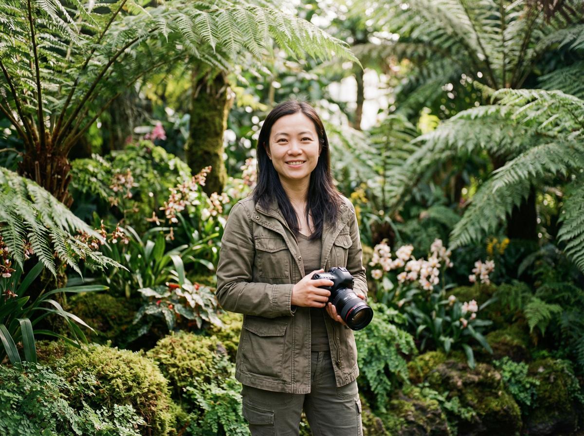 91植物摄影师林晓薇